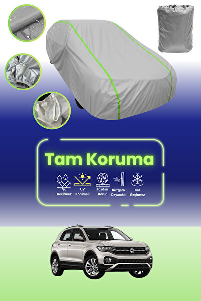 Dokaca Neo غطاء حماية للسيارة من القماش الرمادي النيون قماش مجدّل متوافق مع س...