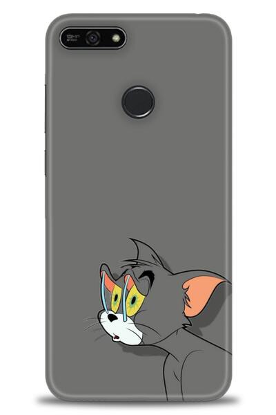 Rulet Aksesuar غطاء متوافق مع هاتف Huawei Honor 7A HD مطبوع - غطاء سيليكون مص...