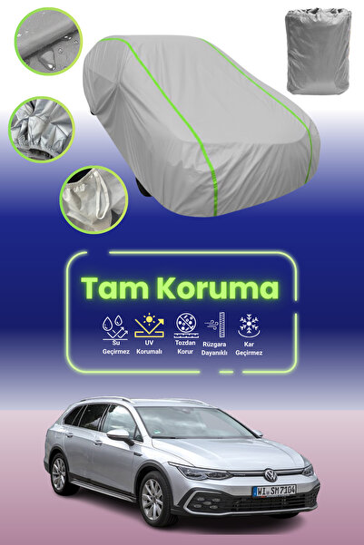 Dokaca Neo غطاء حماية للسيارة باللون الرمادي النيون قماش مجدّل فولكس فاجن جول...