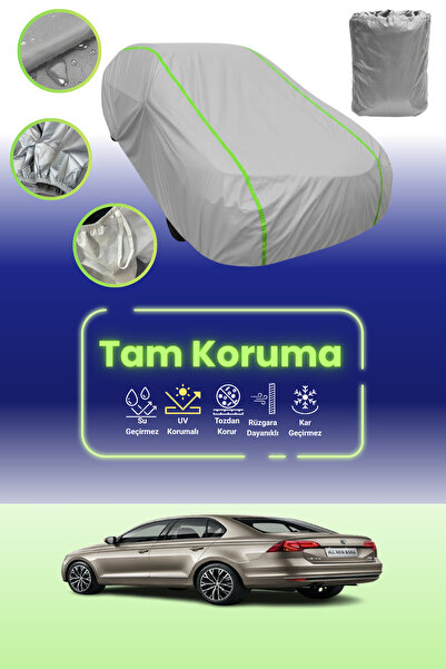 Dokaca Neo غطاء حماية للسيارة من القماش الرمادي النيون قماش مجدّل فولكس فاجن ...