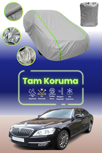 Dokaca Neo غطاء حماية للسيارة باللون الرمادي النيون قماش مجدّل متوافق مع سيار...