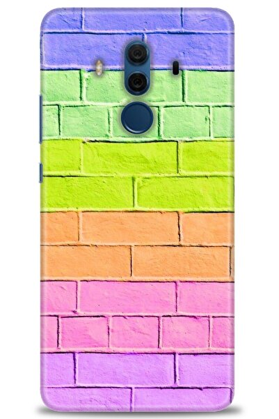 Rulet Aksesuar غطاء متوافق مع هاتف هواوي ميت 10 برو HD مطبوع - غطاء سيليكون م...