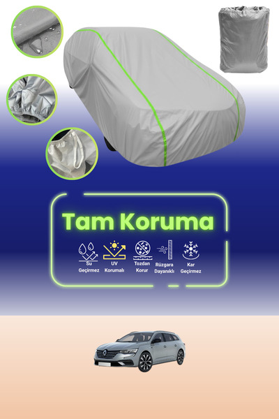 Dokaca Neo غطاء حماية للسيارة من القماش الرمادي النيون قماش مجدّل متوافق مع س...