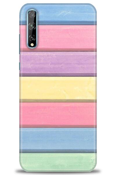 Rulet Aksesuar غطاء متوافق مع هاتف هواوي بي سمارت اس اتش دي مطبوع - غطاء سيلي...