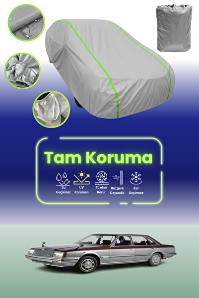 Dokaca Neo غطاء حماية للسيارة من القماش الرمادي اللامع قماش مجدّل متوافق مع نيسان لوريل