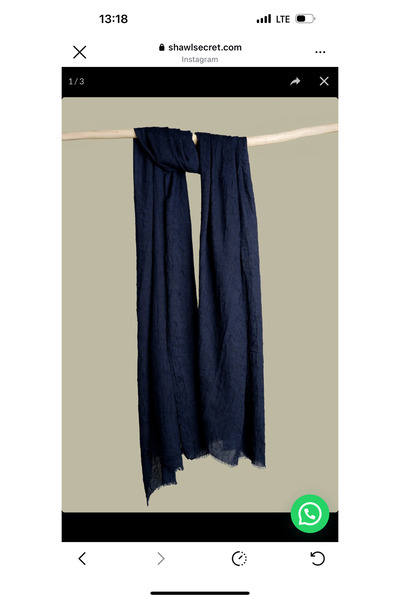 SHAWL SECRET Bambu Kraş Şal