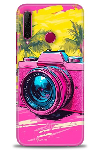 Rulet Aksesuar غطاء متوافق مع هاتف هواوي هونر 20 لايت HD مطبوع - غطاء سيليكون...