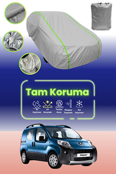 Dokaca Neo غطاء حماية للسيارة من القماش الرمادي اللامع قماش مجدّل متوافق مع س...