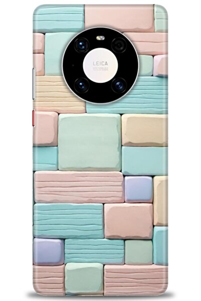 Rulet Aksesuar غطاء متوافق مع هاتف هواوي ميت 40 برو HD مطبوع - غطاء سيليكون ب...