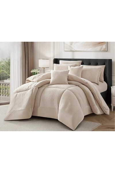 ALMIAAD Luxurious winter king-size bedspread with a soft velvet and faux fur pattern to keep you warm. 240 x 260
