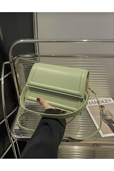 Handley حقيبة كتف ناعمة الملمس مع حزام للكتف واليد