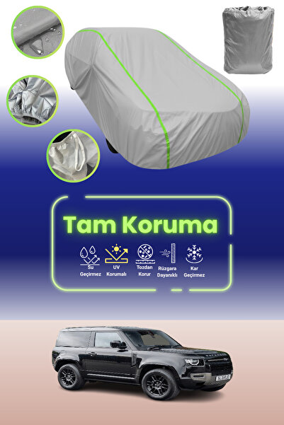 Dokaca Neo غطاء حماية للسيارة باللون الرمادي النيون قماش مجدّل لاند روفر ديفن...