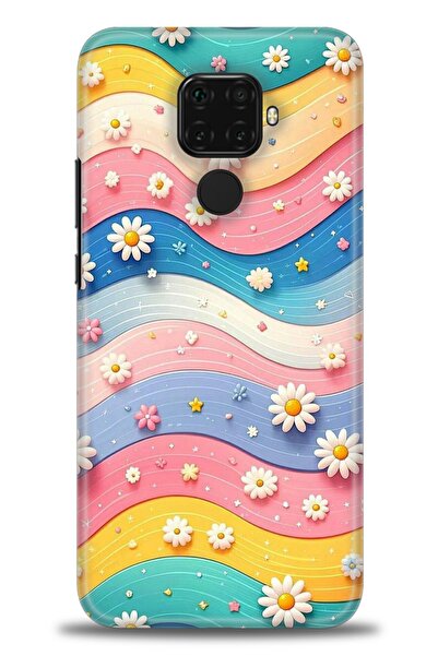 Rulet Aksesuar غطاء متوافق مع هاتف هواوي ميت 30 لايت HD مطبوع - غطاء سيليكون ...