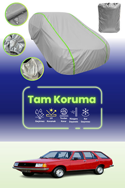 Dokaca Neo غطاء حماية للسيارة باللون الرمادي النيون قماش مجدّل Renault 18 Est...