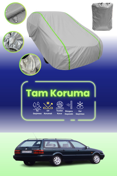 Dokaca Neo Gray Neon Corded Fabric Volkswagen Passat Variant 1993 - 1997 Comp...