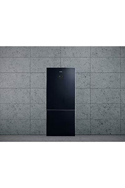 leisure PBZL 2590 CNS Çift Kapılı Statik F Enerji Sınıfı 454L Siyah Solo Buzd...