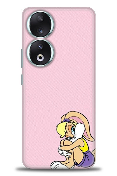 Rulet Aksesuar غطاء متوافق مع هاتف هواوي هونر 90 HD مطبوع + واقي شاشة سيراميك...