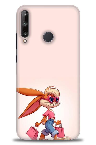 Rulet Aksesuar حافظة متوافقة مع هاتف هواوي P40 Lite E HD مطبوع + واقي شاشة سي...