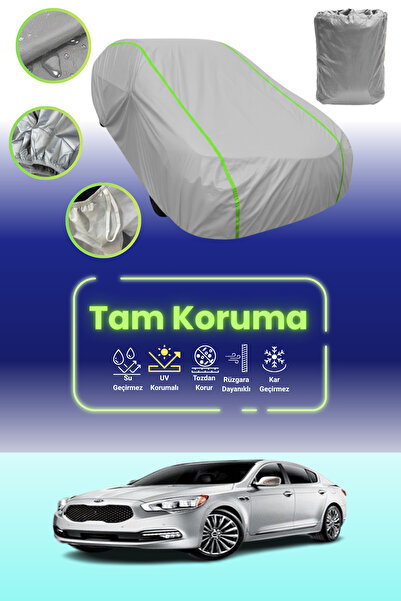 Dokaca Neo غطاء حماية للسيارة باللون الرمادي النيون قماش مجدّل كيا K9 / K900 ...