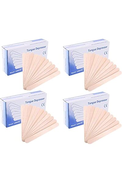 BLOOMING TIME Wooden Tongue Depressor, Wax Spatula Depilatory Wood Spatula Wa...