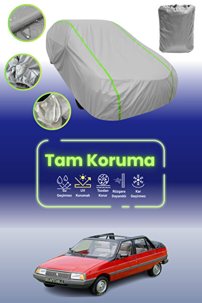 Dokaca Neo غطاء حماية للسيارة من القماش الرمادي اللامع قماش مجدّل سيتروين فيز...