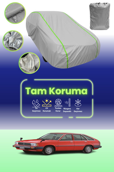 Dokaca Neo غطاء حماية للسيارة من القماش الرمادي النيون قماش مجدّل متوافق مع سيارة هوندا كوينت