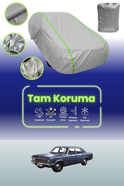 Dokaca Neo غطاء حماية للسيارة من القماش الرمادي النيون قماش مجدّل متوافق مع أوبل أدميرال بي