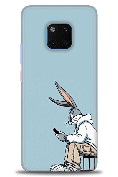 Rulet Aksesuar غطاء متوافق مع هاتف هواوي ميت 20 برو HD مطبوع - غطاء سيليكون م...