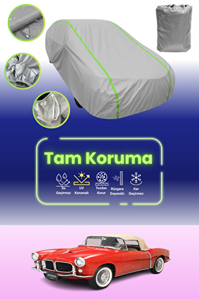 Dokaca Neo Gray Neon Corded Fabric Fiat 1100 Tv Spider 1955 - 1960 Compatible...