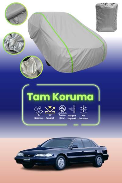 Dokaca Neo غطاء حماية للسيارة باللون الرمادي النيون قماش مجدّل متوافق مع سيار...