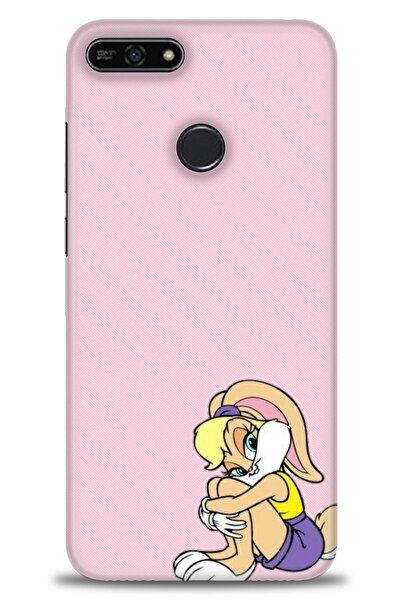 Rulet Aksesuar غطاء متوافق مع هاتف Huawei Honor 7A HD مطبوع - غطاء سيليكون مص...