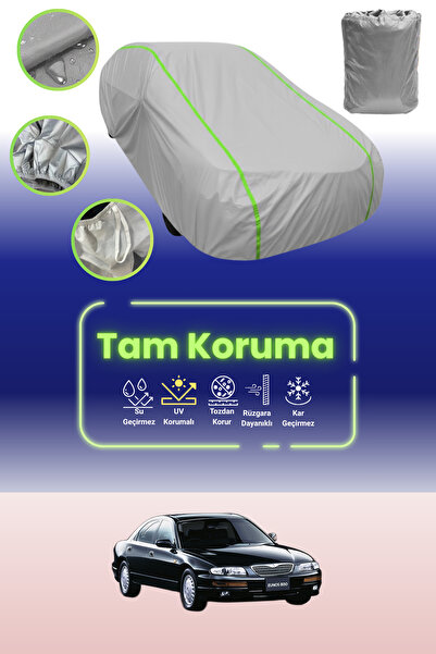 Dokaca Neo غطاء حماية للسيارة من القماش الرمادي النيون قماش مجدّل مازدا يونوس 800 متوافق مع السيارات