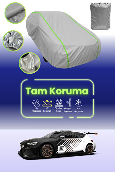 Dokaca Neo غطاء حماية للسيارة من القماش الرمادي النيون قماش مجدّل كوبرا فورمينتور متوافق مع السيارات