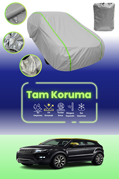 Dokaca Neo غطاء حماية للسيارة متوافق مع سيارة لاند روفر رينج روفر إيفوك قماش مجدّل باللون الرمادي النيون