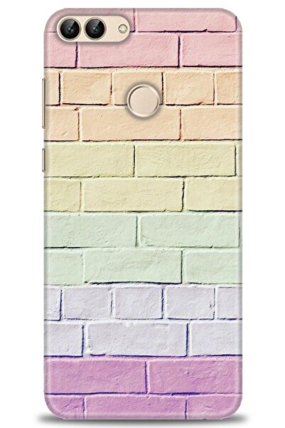 Rulet Aksesuar غطاء متوافق مع هاتف هواوي بي سمارت HD مطبوع - غطاء سيليكون مصم...