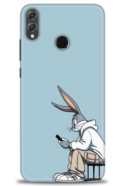 Rulet Aksesuar غطاء متوافق مع هاتف هواوي هونر 8X HD مطبوع - غطاء سيليكون مصمم...