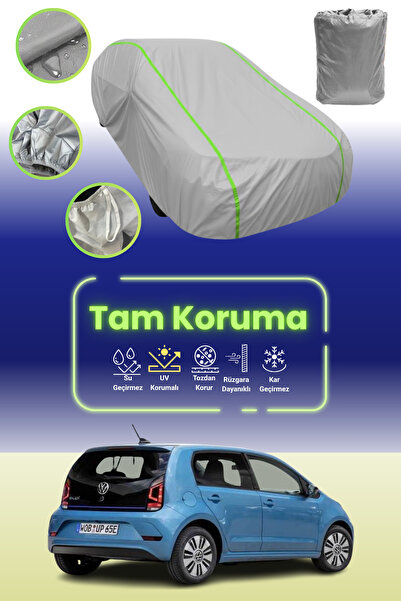 Dokaca Neo فولكس فاجن أب! باللون الرمادي النيون قماش مجدّل غطاء حماية للسيارة...