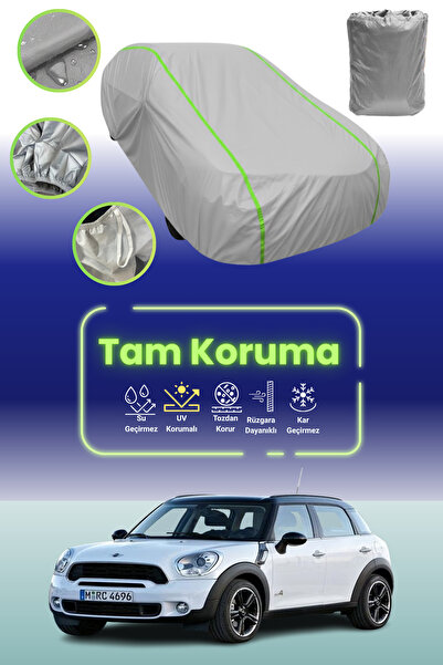 Dokaca Neo غطاء حماية للسيارة باللون الرمادي النيون قماش مجدّل ميني كوبر كانت...