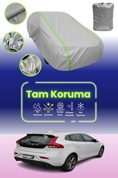 Dokaca Neo غطاء حماية للسيارة باللون الرمادي النيون قماش مجدّل متوافق مع سيار...