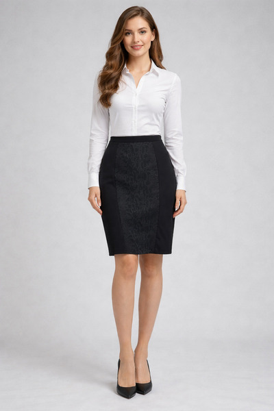 AYHAN Garni Leopard Print Mini Skirt