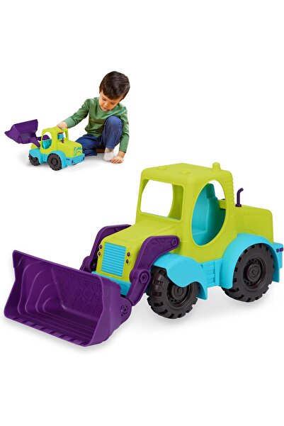 BATTAT شاحنة تحميل ألعاب لودي حفارة مقاس 18 بوصة وشاحنة رمل