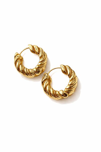 AMORE.İST STORE Klasik Gold Burgulu Küpe