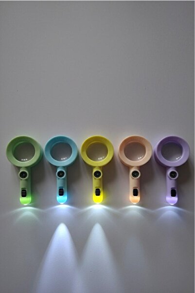 Bundera 12 Adet Plastik Işıklı Pusulalı Büyüteç Doğum Günü Hediyesi Karne Hediyesi Oyuncak