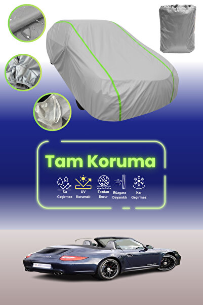 Dokaca Neo غطاء سيارة رمادي نيون قماش مجدّل لسيارة بورش 911 كاريرا جي تي إس ك...