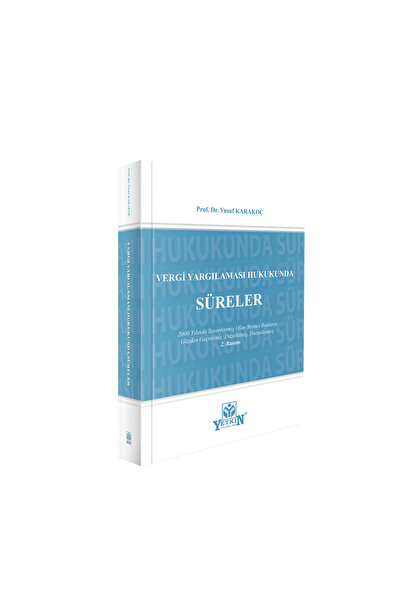 Yetkin Yayınları Vergi Yargılaması Hukukunda Süreler