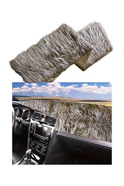 Bigohobi Pelüş Torpido Koruma Örtüsü (Uzun Tüy), Kahverengi