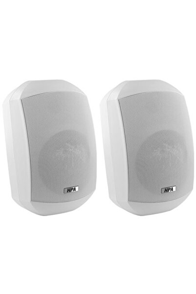 HPA WS-650WH 100V/70V Dual-Way Weatherproof Passive Speaker Pair, White