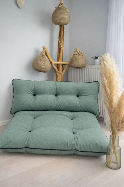 BK exclusive Puf Petek Önü Palet Yer Minderi Ikili Takım 70x100 cm