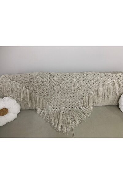 Butik El örgüsü çeyizlik sık püsküllü modelli spor şık genç annelere omuz şalı