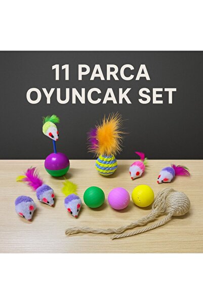 HKEVCİLPET Kedi Oyuncak Setlerımız